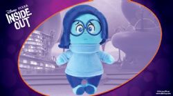 PELUCHE DISNEY PIXAR VICE-VERSA - TRISTESSE (SADNESS) 30 CM (12